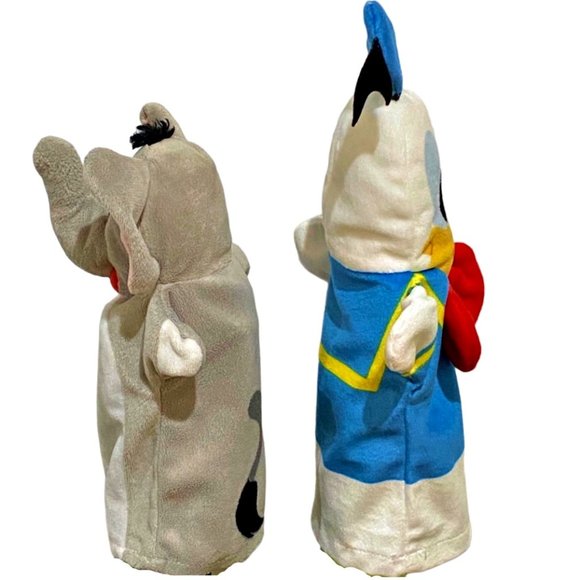 Melissa & Doug Disney Baby & Zoo Friends Hand Puppets Donald Duck / Elephant EUC - Picture 5 of 6